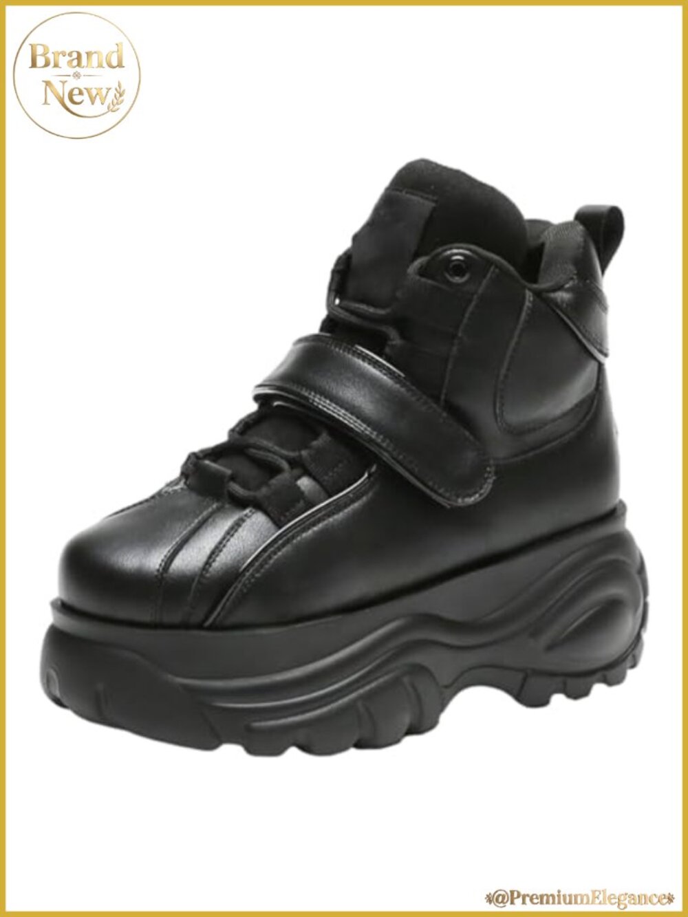 Women's Goth Punk High Low Top Chunky Platform Sneakers